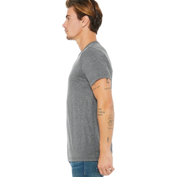 Bella Canvas Gray Triblend Unisex Tee - Picture 2 of 5